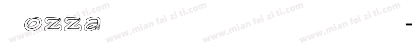 Tozza PERSONAL USE ONLY字体转换